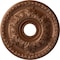 Ekena Millwork Granada Ceiling Medallion (Fits Canopies up to 6 5/8"), 18"OD x 3 1/2"ID x 2 1/2"P, Polished Copper CM18GAPOS - alternate 1